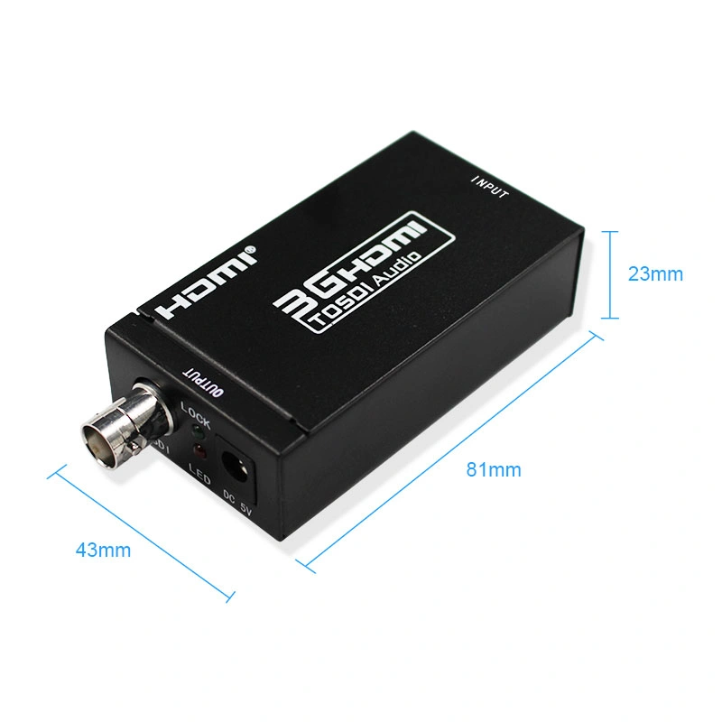 HDMI to SDI Converter Box HDMI to 3G HD SDI Signals Converter HD Video Converter