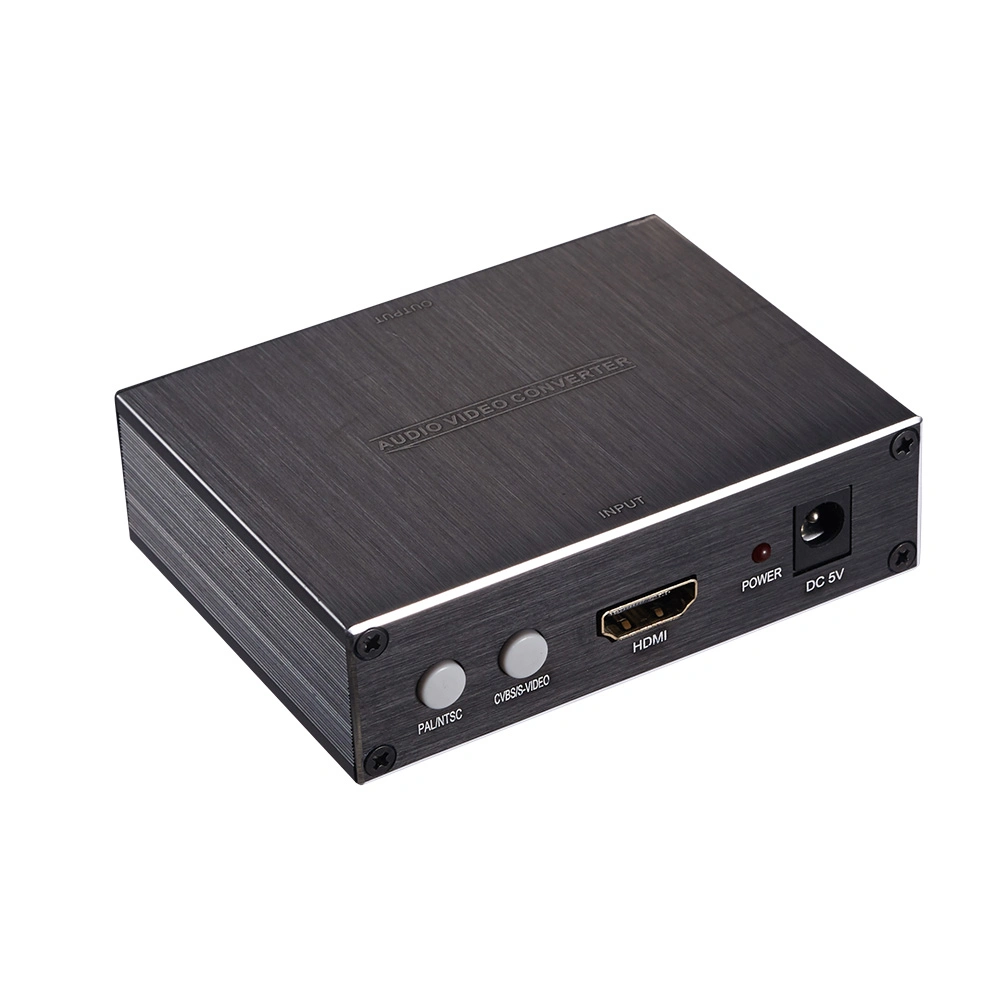 Support NTSC & PAL HDMI to AV+S-Video Converter