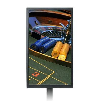 27인치 양면 플로어 스탠딩 LCD 모니터(디지털 사이니지 포함)