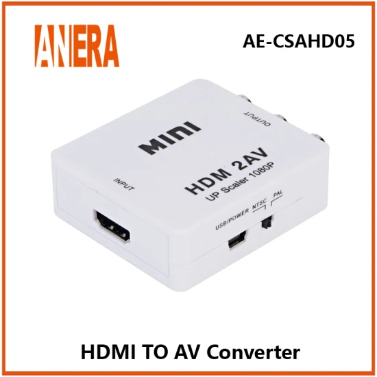 Anera 뜨거운 판매 HDMI 남성-VGA 여성 HDMI AV 비디오 변환기(오디오 포함)