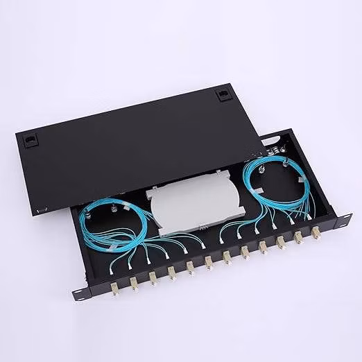 4K DVI 광섬유 확장기/컨버터 랙 마운트 1-4개 유닛 캐비닛 랙